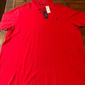 NWT Red Polo shirt, Ralph Lauren